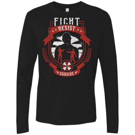 T-Shirts Black / Small Fight, Resist, Survive Men's Premium Long Sleeve