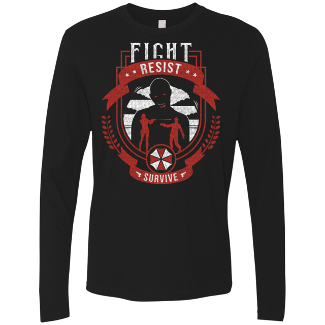 T-Shirts Black / Small Fight, Resist, Survive Men's Premium Long Sleeve