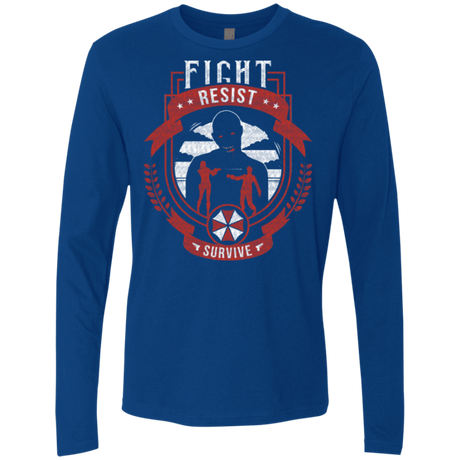 T-Shirts Royal / Small Fight, Resist, Survive Men's Premium Long Sleeve