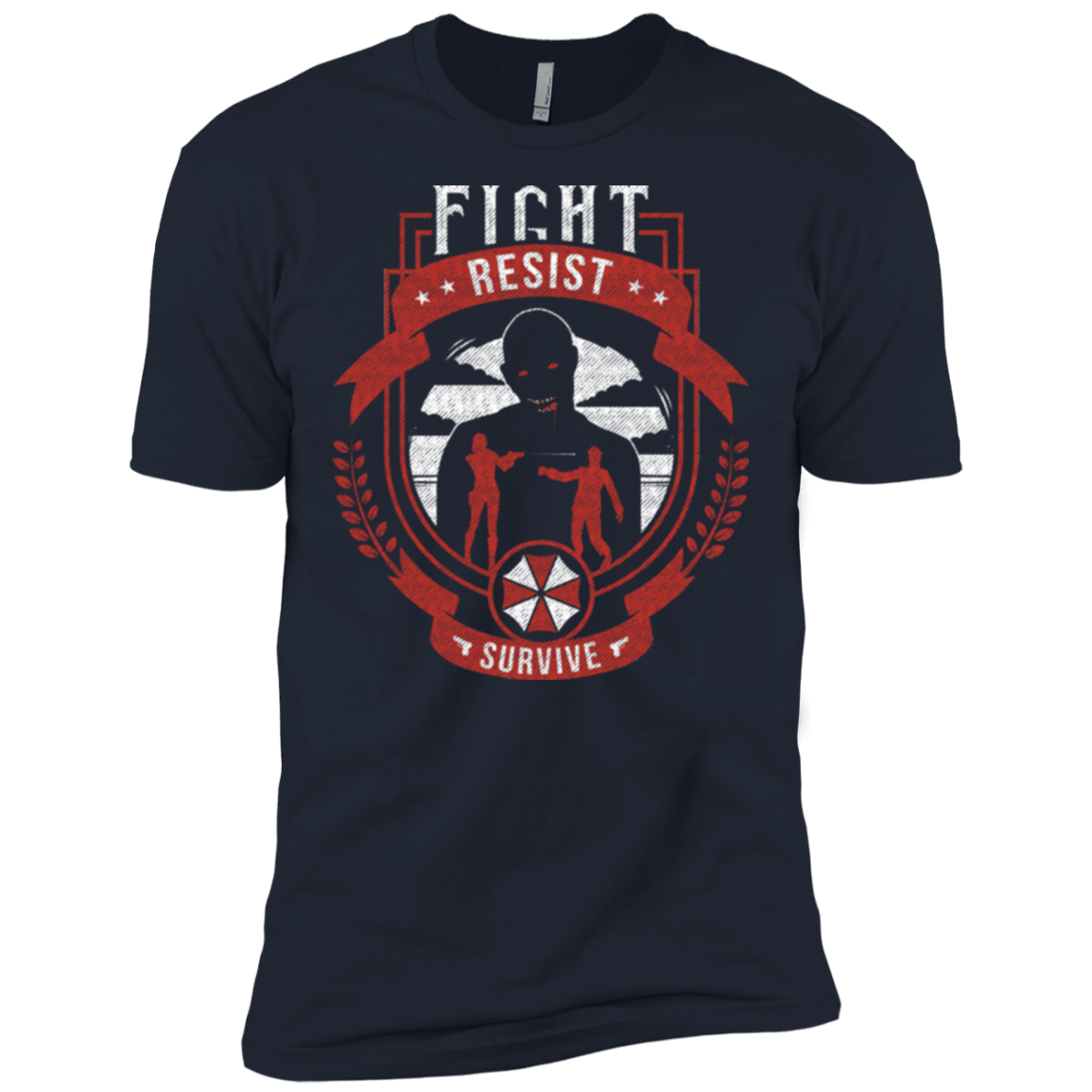 T-Shirts Midnight Navy / X-Small Fight, Resist, Survive Men's Premium T-Shirt