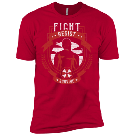 T-Shirts Red / X-Small Fight, Resist, Survive Men's Premium T-Shirt