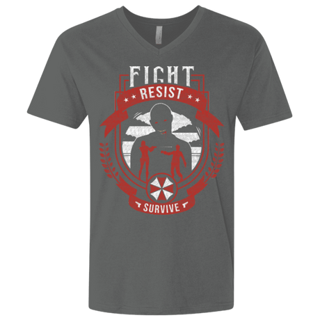 T-Shirts Heavy Metal / X-Small Fight, Resist, Survive Men's Premium V-Neck