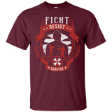 T-Shirts Maroon / Small Fight, Resist, Survive T-Shirt