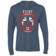 T-Shirts Indigo / X-Small Fight, Resist, Survive Triblend Long Sleeve Hoodie Tee