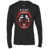 T-Shirts Vintage Black / X-Small Fight, Resist, Survive Triblend Long Sleeve Hoodie Tee