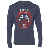 T-Shirts Vintage Navy / X-Small Fight, Resist, Survive Triblend Long Sleeve Hoodie Tee