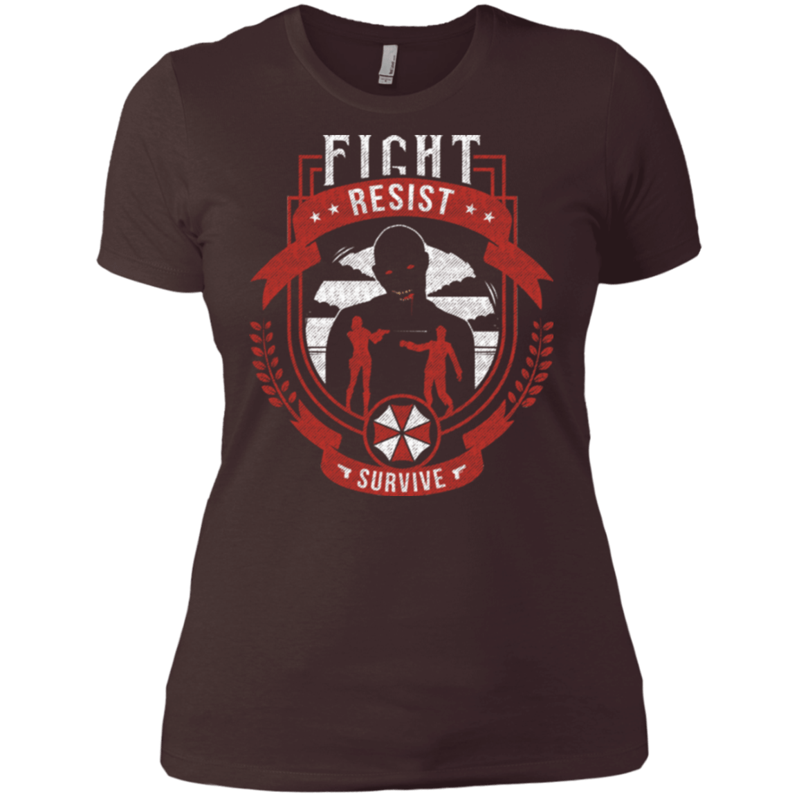 T-Shirts Dark Chocolate / X-Small Fight, Resist, Survive Women's Premium T-Shirt