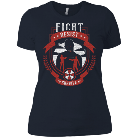 T-Shirts Midnight Navy / X-Small Fight, Resist, Survive Women's Premium T-Shirt