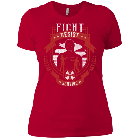 T-Shirts Red / X-Small Fight, Resist, Survive Women's Premium T-Shirt
