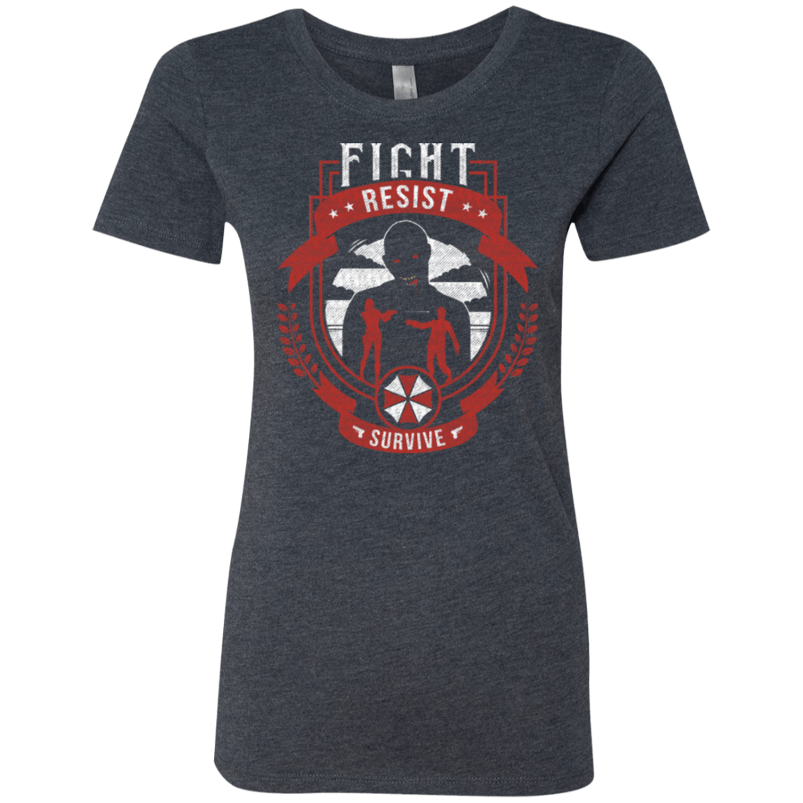 T-Shirts Vintage Navy / Small Fight, Resist, Survive Women's Triblend T-Shirt