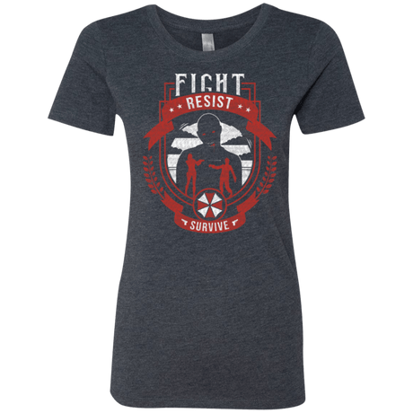 T-Shirts Vintage Navy / Small Fight, Resist, Survive Women's Triblend T-Shirt