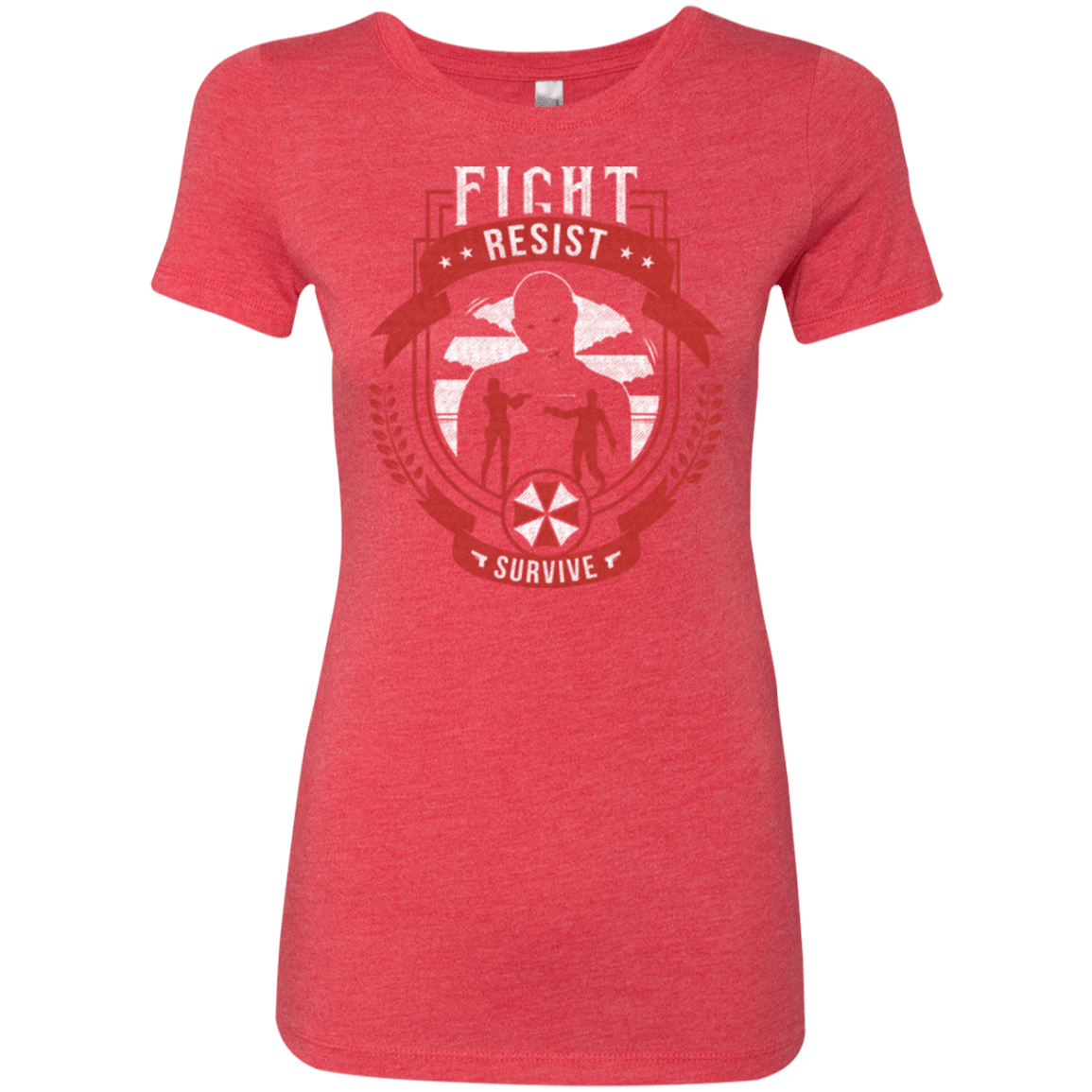 T-Shirts Vintage Red / Small Fight, Resist, Survive Women's Triblend T-Shirt