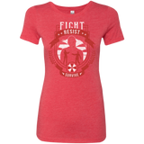 T-Shirts Vintage Red / Small Fight, Resist, Survive Women's Triblend T-Shirt