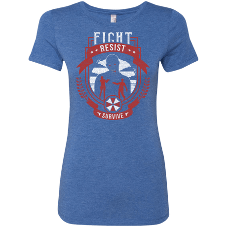 T-Shirts Vintage Royal / Small Fight, Resist, Survive Women's Triblend T-Shirt