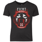 T-Shirts Vintage Black / YXS Fight, Resist, Survive Youth Triblend T-Shirt