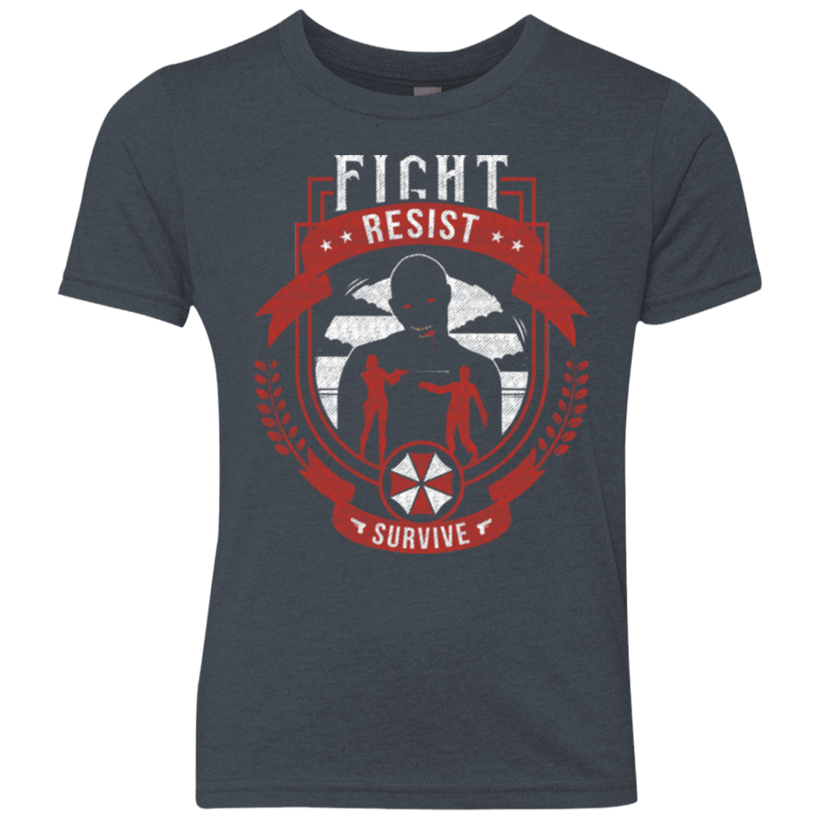 T-Shirts Vintage Navy / YXS Fight, Resist, Survive Youth Triblend T-Shirt