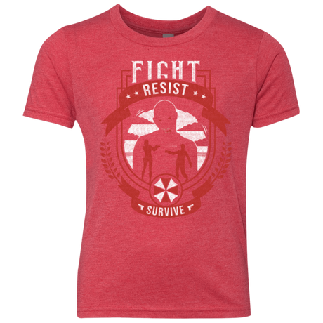 T-Shirts Vintage Red / YXS Fight, Resist, Survive Youth Triblend T-Shirt