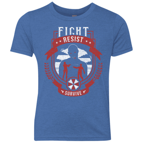 T-Shirts Vintage Royal / YXS Fight, Resist, Survive Youth Triblend T-Shirt