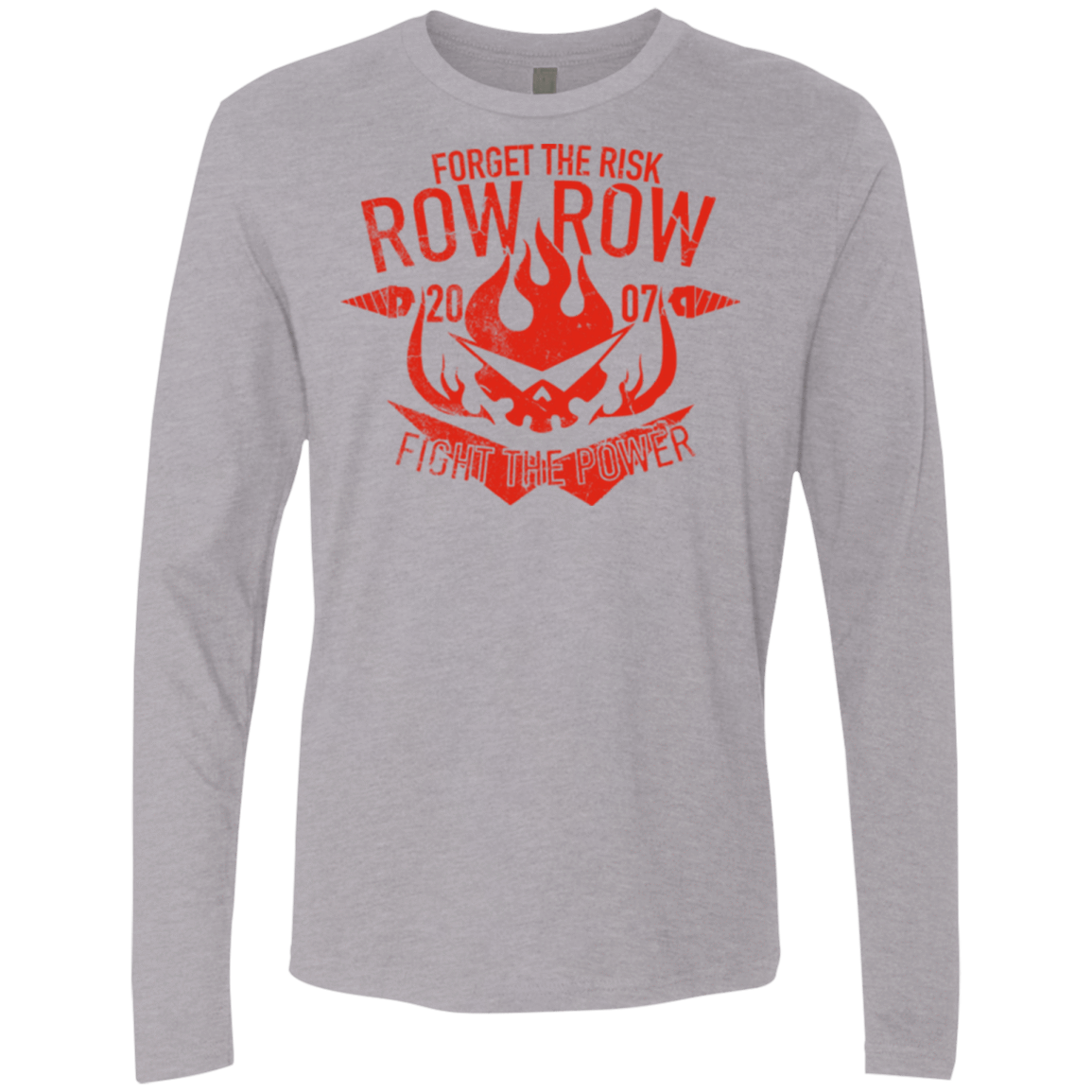 T-Shirts Heather Grey / Small Fight the power Men's Premium Long Sleeve