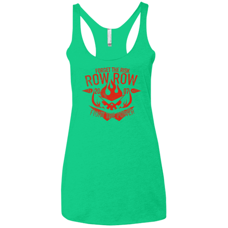 T-Shirts Envy / X-Small Fight the power Women's Triblend Racerback Tank