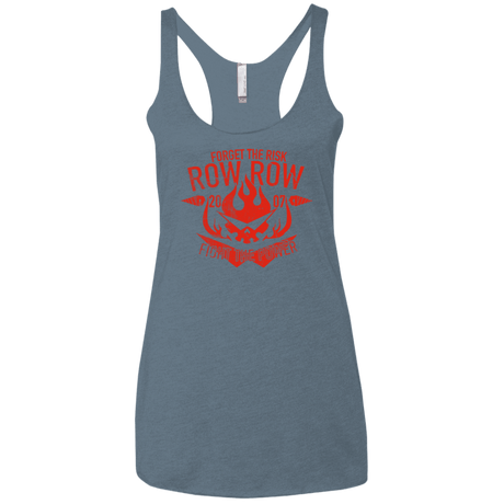 T-Shirts Indigo / X-Small Fight the power Women's Triblend Racerback Tank