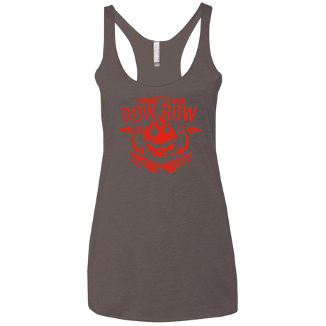 T-Shirts Macchiato / X-Small Fight the power Women's Triblend Racerback Tank