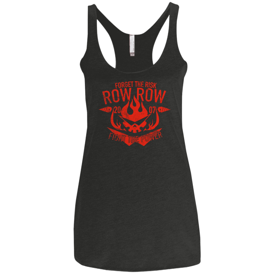 T-Shirts Vintage Black / X-Small Fight the power Women's Triblend Racerback Tank