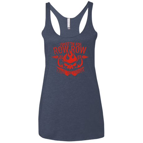 T-Shirts Vintage Navy / X-Small Fight the power Women's Triblend Racerback Tank