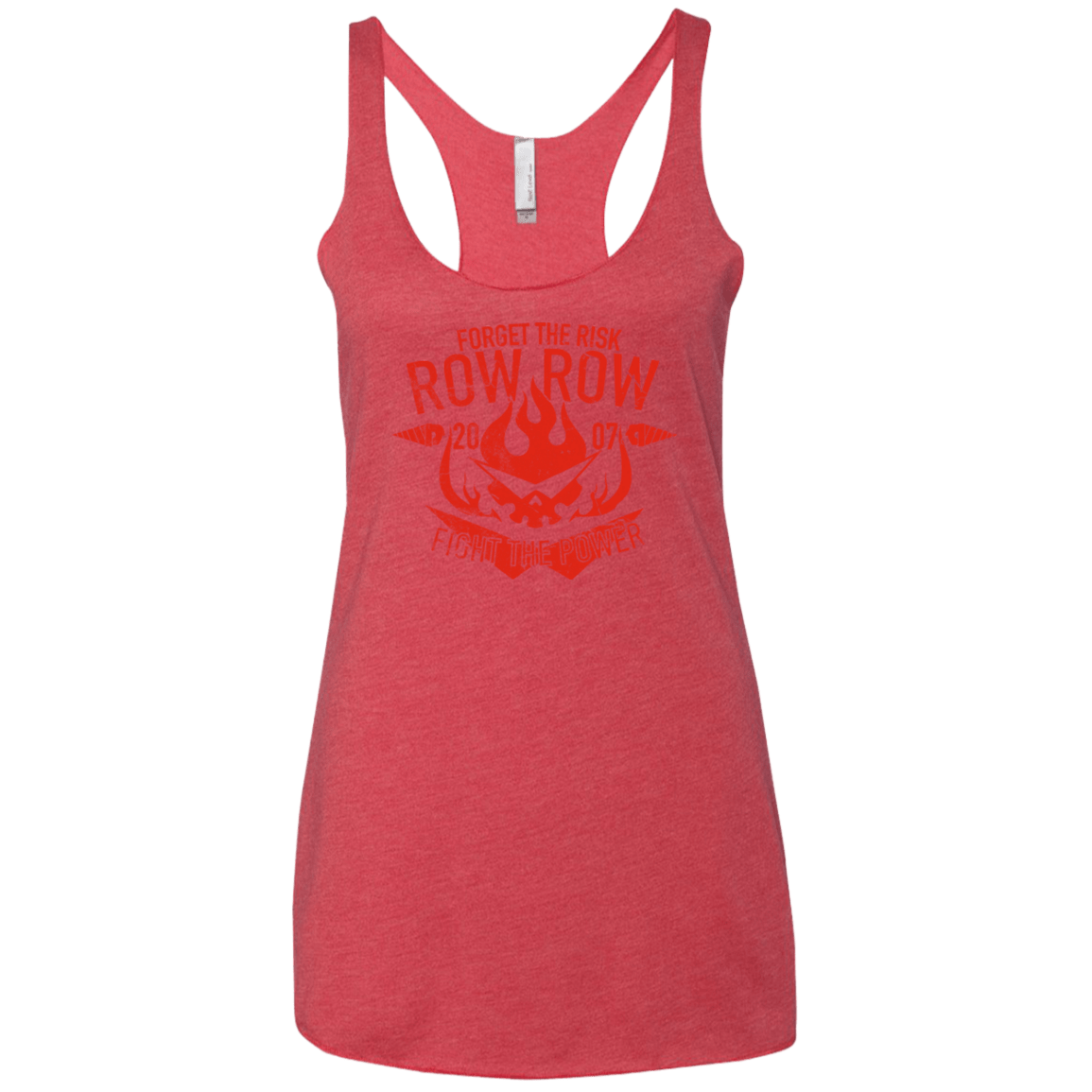 T-Shirts Vintage Red / X-Small Fight the power Women's Triblend Racerback Tank