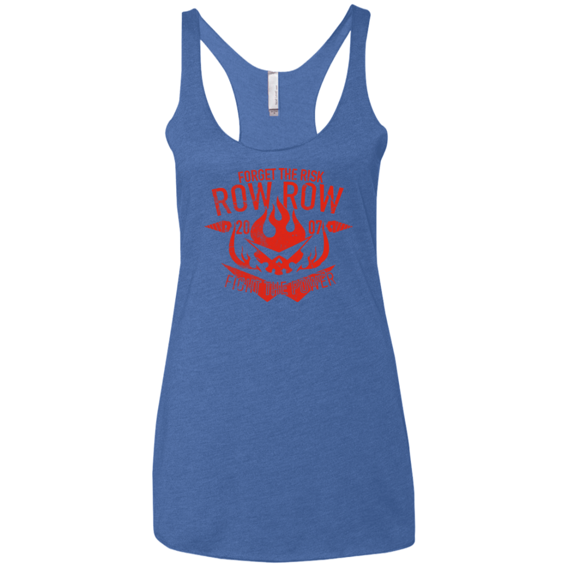 T-Shirts Vintage Royal / X-Small Fight the power Women's Triblend Racerback Tank