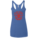 T-Shirts Vintage Royal / X-Small Fight the power Women's Triblend Racerback Tank