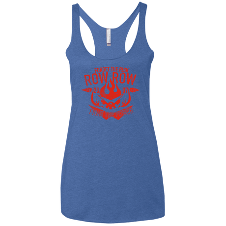 T-Shirts Vintage Royal / X-Small Fight the power Women's Triblend Racerback Tank