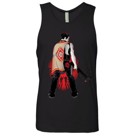 T-Shirts Black / Small Fight to the Death Men's Premium Tank Top