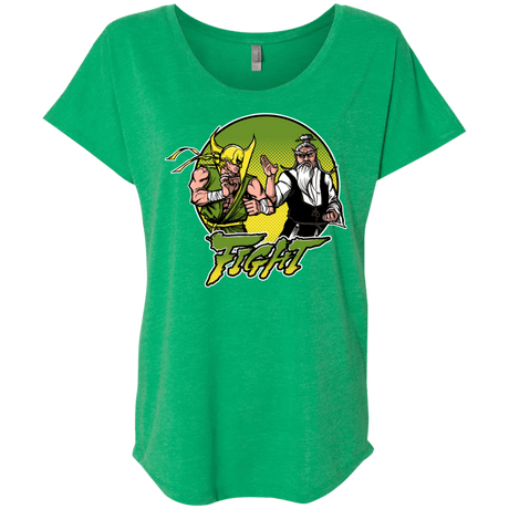 T-Shirts Envy / X-Small Fight Triblend Dolman Sleeve