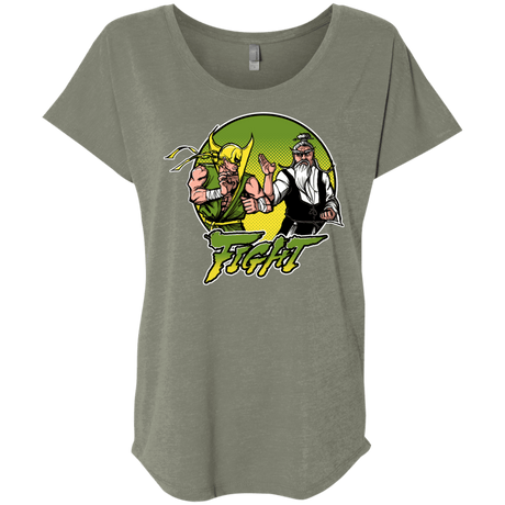 T-Shirts Venetian Grey / X-Small Fight Triblend Dolman Sleeve