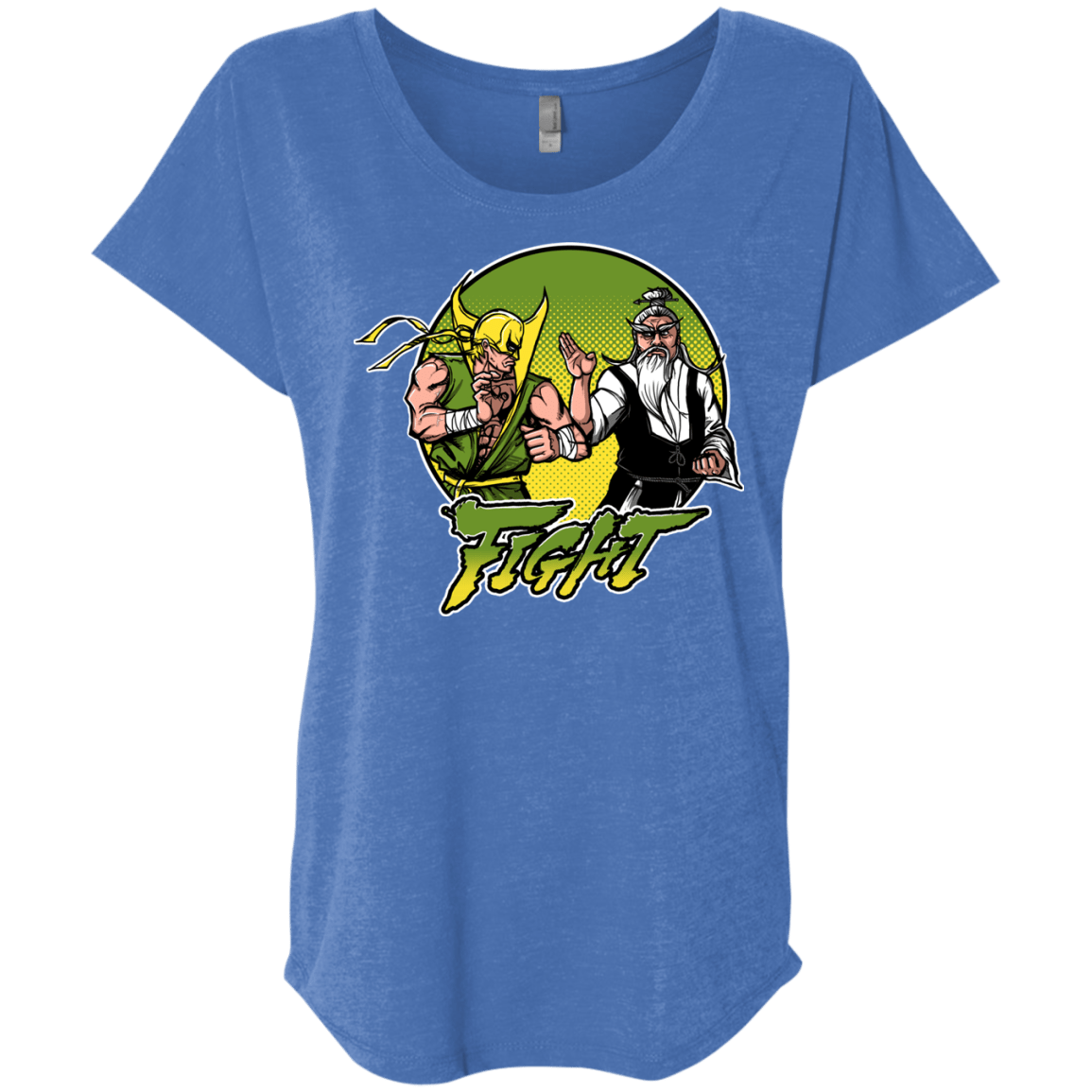 T-Shirts Vintage Royal / X-Small Fight Triblend Dolman Sleeve