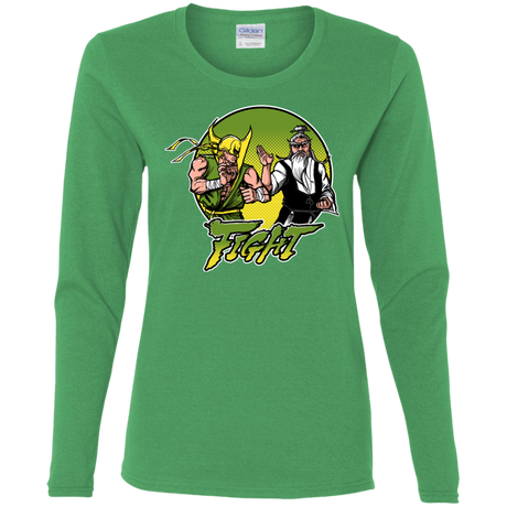 T-Shirts Irish Green / S Fight Women's Long Sleeve T-Shirt