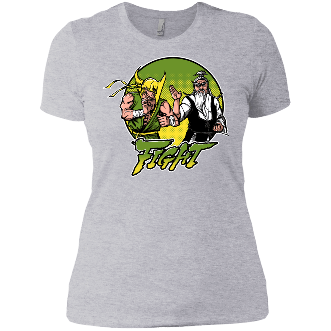 T-Shirts Heather Grey / X-Small Fight Women's Premium T-Shirt