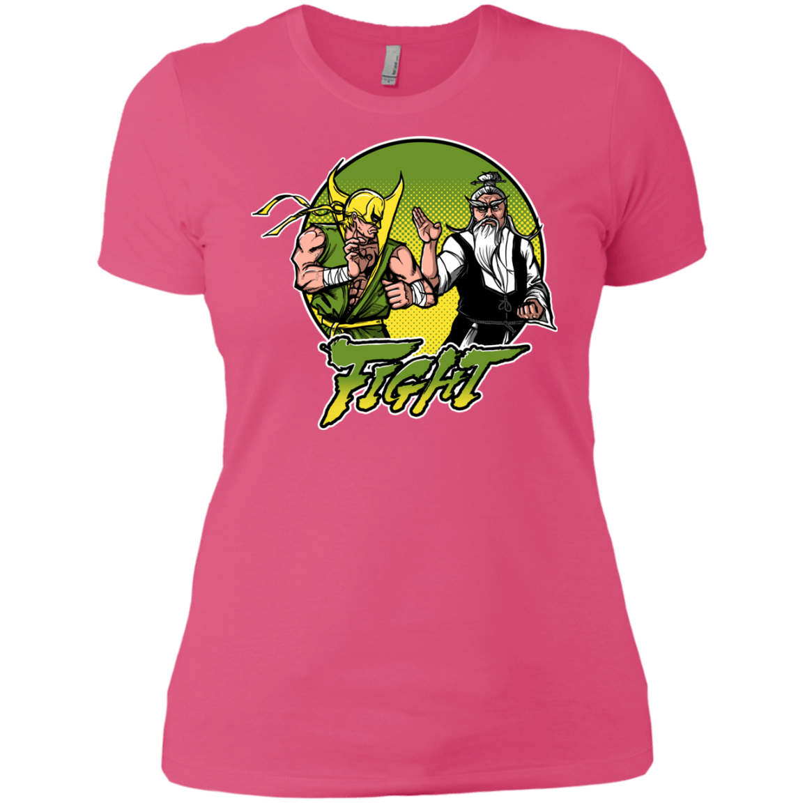 T-Shirts Hot Pink / X-Small Fight Women's Premium T-Shirt