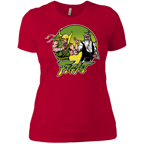 T-Shirts Red / X-Small Fight Women's Premium T-Shirt