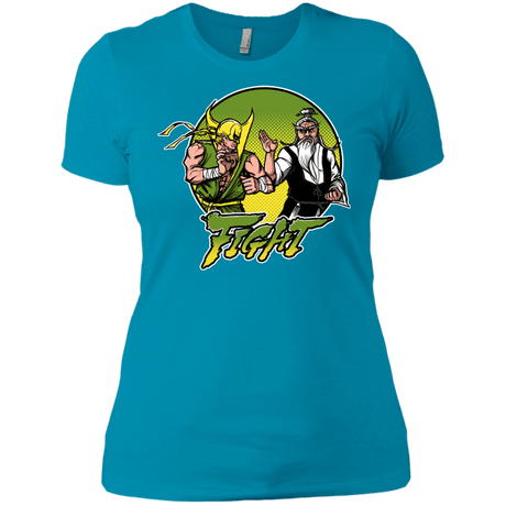 T-Shirts Turquoise / X-Small Fight Women's Premium T-Shirt
