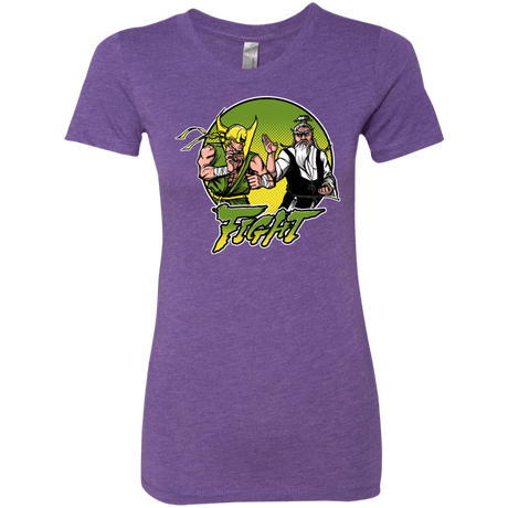 T-Shirts Purple Rush / S Fight Women's Triblend T-Shirt
