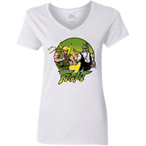 T-Shirts White / S Fight Women's V-Neck T-Shirt