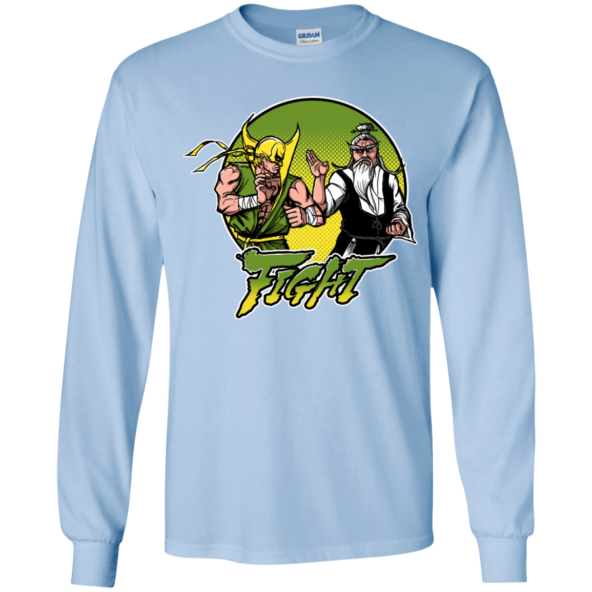 T-Shirts Light Blue / YS Fight Youth Long Sleeve T-Shirt