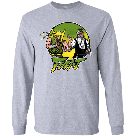 T-Shirts Sport Grey / YS Fight Youth Long Sleeve T-Shirt