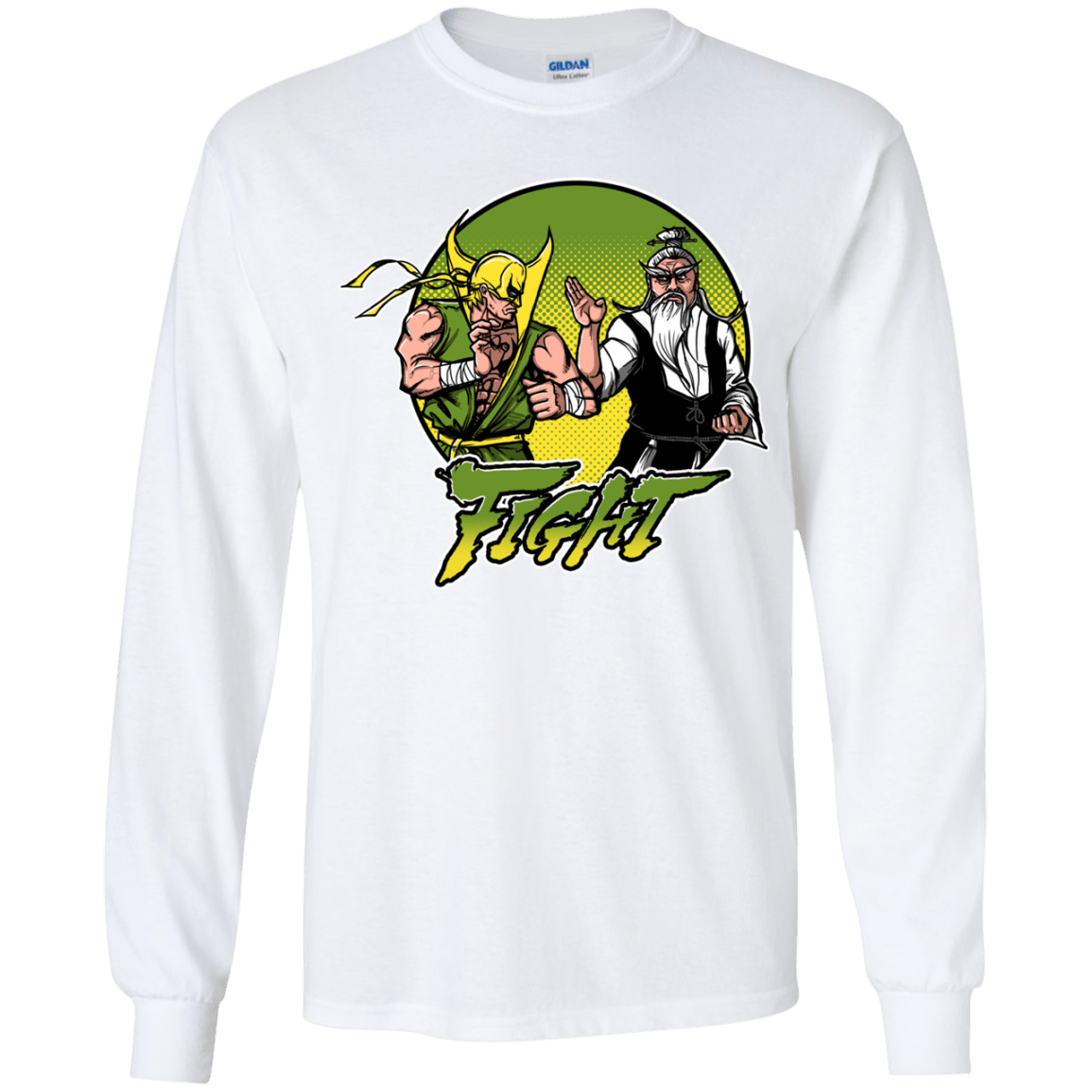 T-Shirts White / YS Fight Youth Long Sleeve T-Shirt