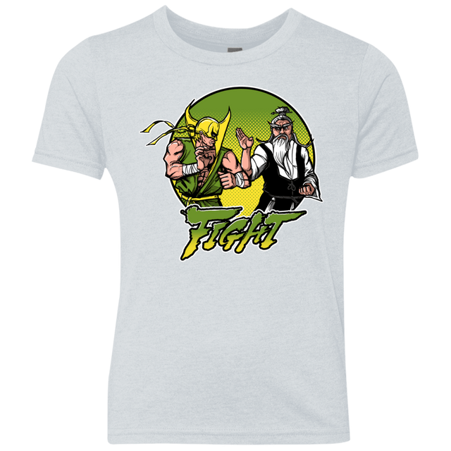 T-Shirts Heather White / YXS Fight Youth Triblend T-Shirt