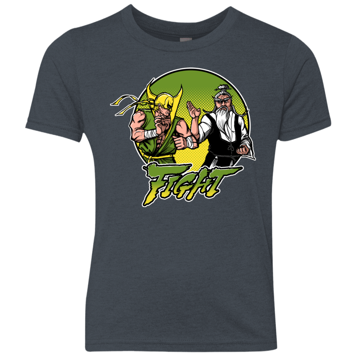 T-Shirts Vintage Navy / YXS Fight Youth Triblend T-Shirt