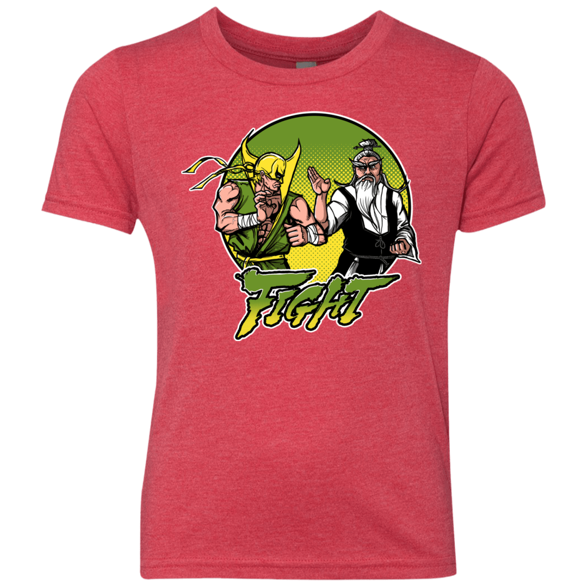 T-Shirts Vintage Red / YXS Fight Youth Triblend T-Shirt