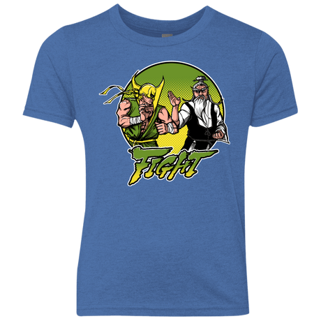 T-Shirts Vintage Royal / YXS Fight Youth Triblend T-Shirt